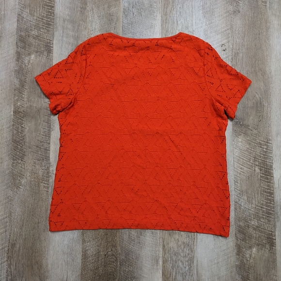 Marc New York Andrew Marc Burnt Orange Top - Picture 2 of 9